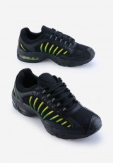 Buty sportowe czarno zielone10 Franc