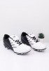 Buty sportowe korki piłkarskie czarno białe Blau