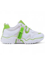 Sneakersy biało zielone 5 Lydie Sneakersy biało zielone 5 Lydie