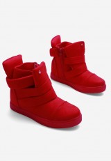 Sneakersy czerwone Laurent