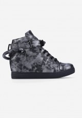 Sneakersy na koturnie czarne 1 Morel Sneakersy na koturnie czarne 1 Morel