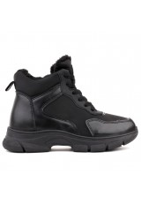 Sneakersy botki czarne 2 Pierres Sneakersy botki czarne 2 Pierres