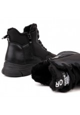 Sneakersy botki czarne 2 Pierres Sneakersy botki czarne 2 Pierres