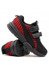 Buty sportowe czarno czarwone Margaretta
