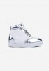 Sneakersy białe ze srebrnym 7 Parris