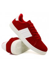Buty sportowe czerwono białe 1 Poulin
