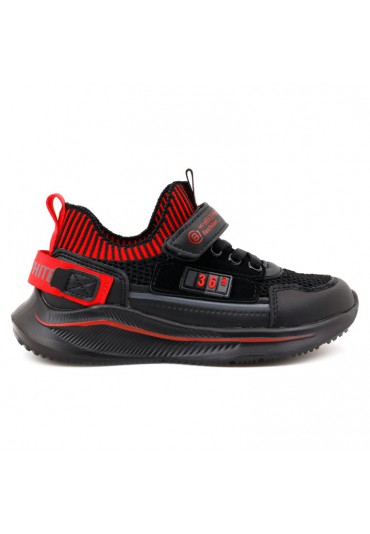 Buty sportowe czarne czerwone 2A Felicienne
