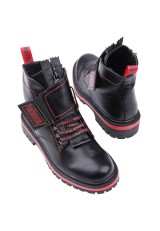 Botki czarno czerwone 2B Elyana Botki czarno czerwone 2B Elyana