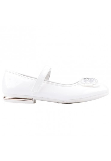Balerinki buty komunijne białe Cajigas