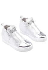 Sneakersy dziewczęce srebrne 3 Ritaa Sneakersy dziewczęce srebrne 3 Ritaa